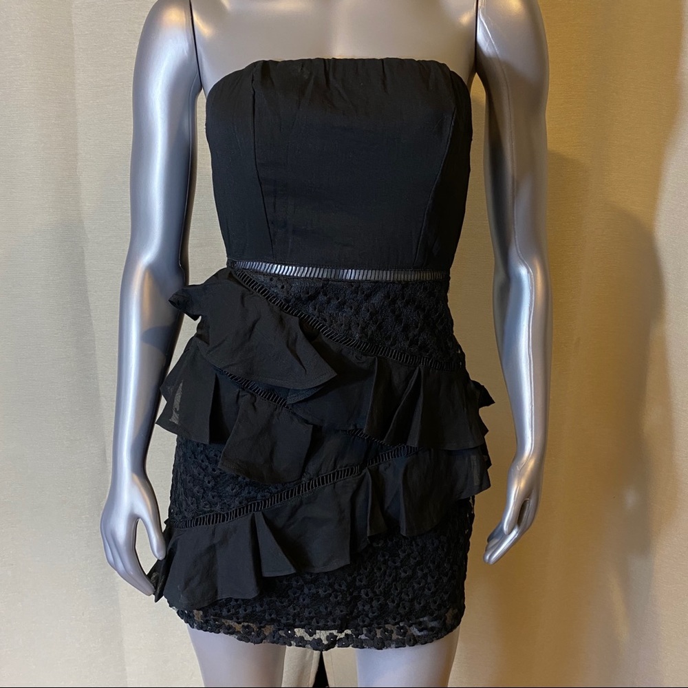 Black Strapless Dress